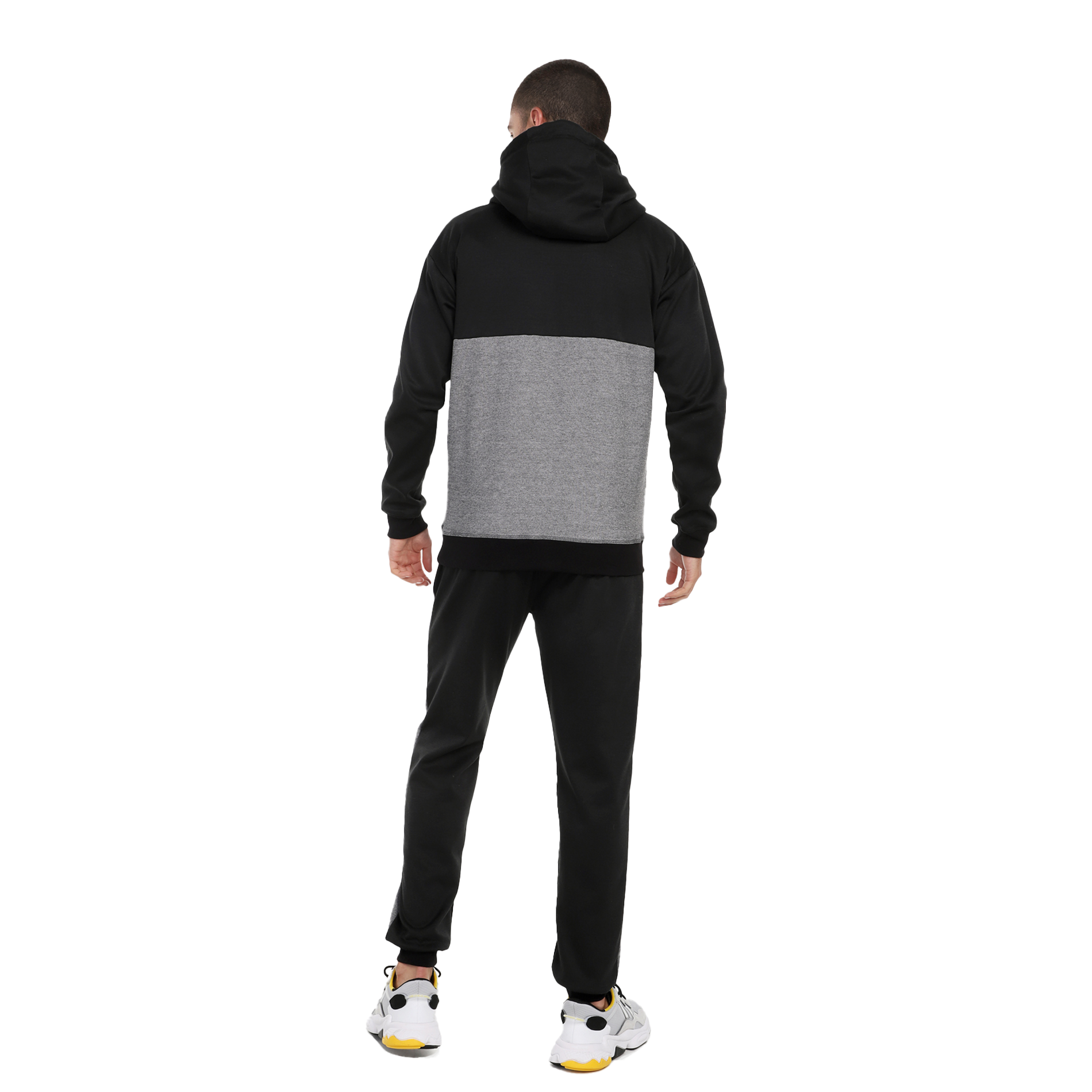 Sudadera para Hombre | Hoodie Negra y Gris | Corte Inglés |