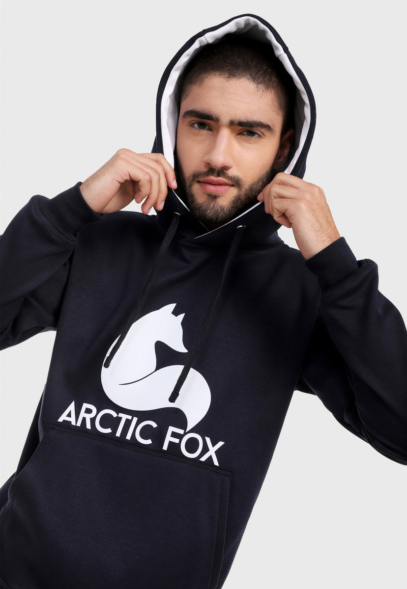 Sudadera para Hombre, Hoodie Vinotinto y Azul, Arctic Fox