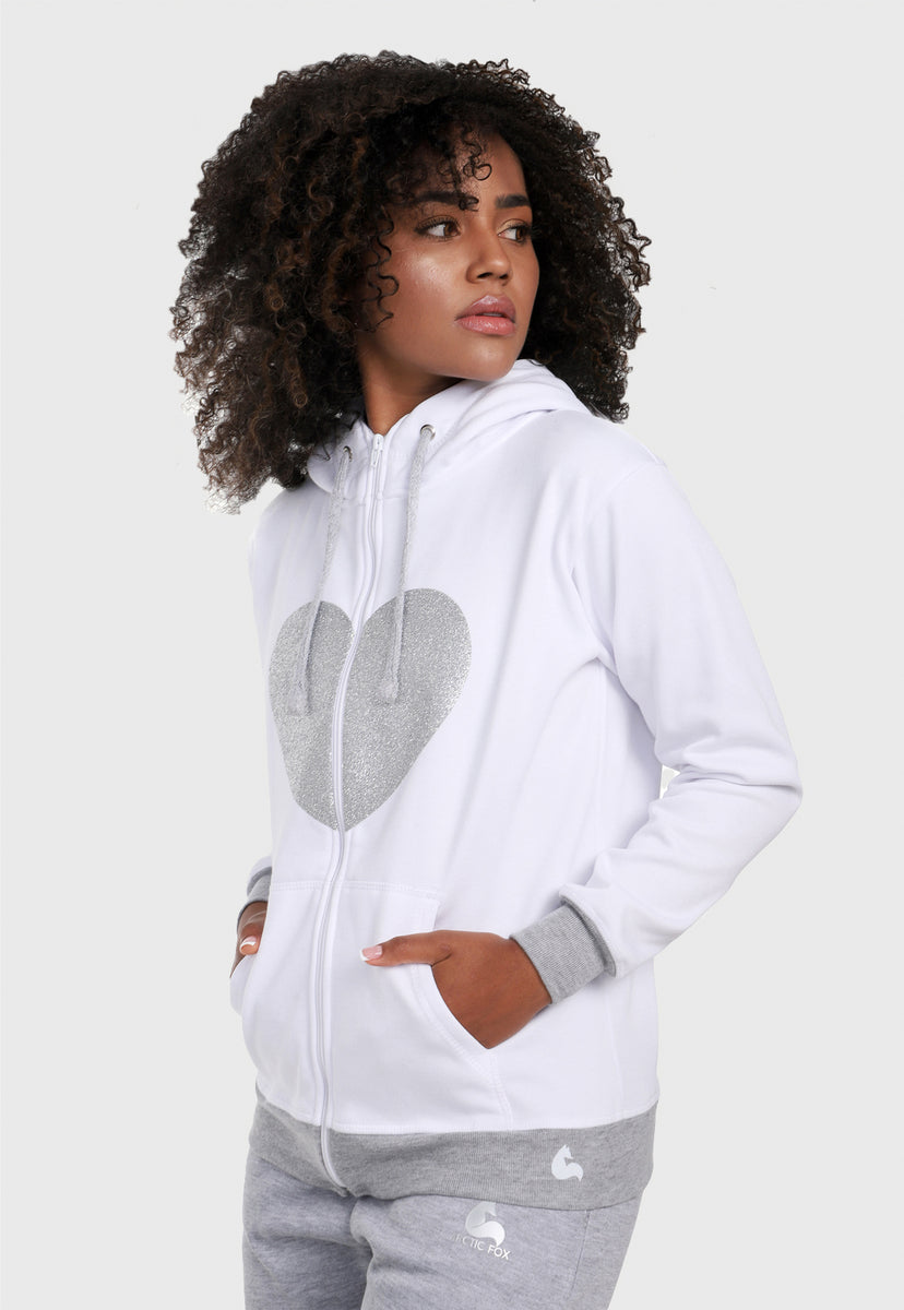 Sudadera Capucha Mujer Sudadera Blanca Mujer Con Cierre Sudadera