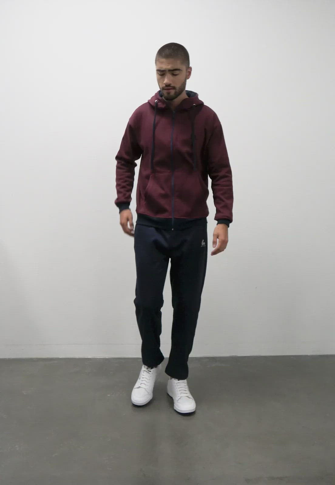 Sudadera para Hombre | Chaqueta Vinotinto y Azul |