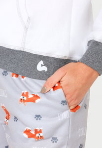 Pijama para Mujer | Corgi | en Fleece y Dulce Abrigo