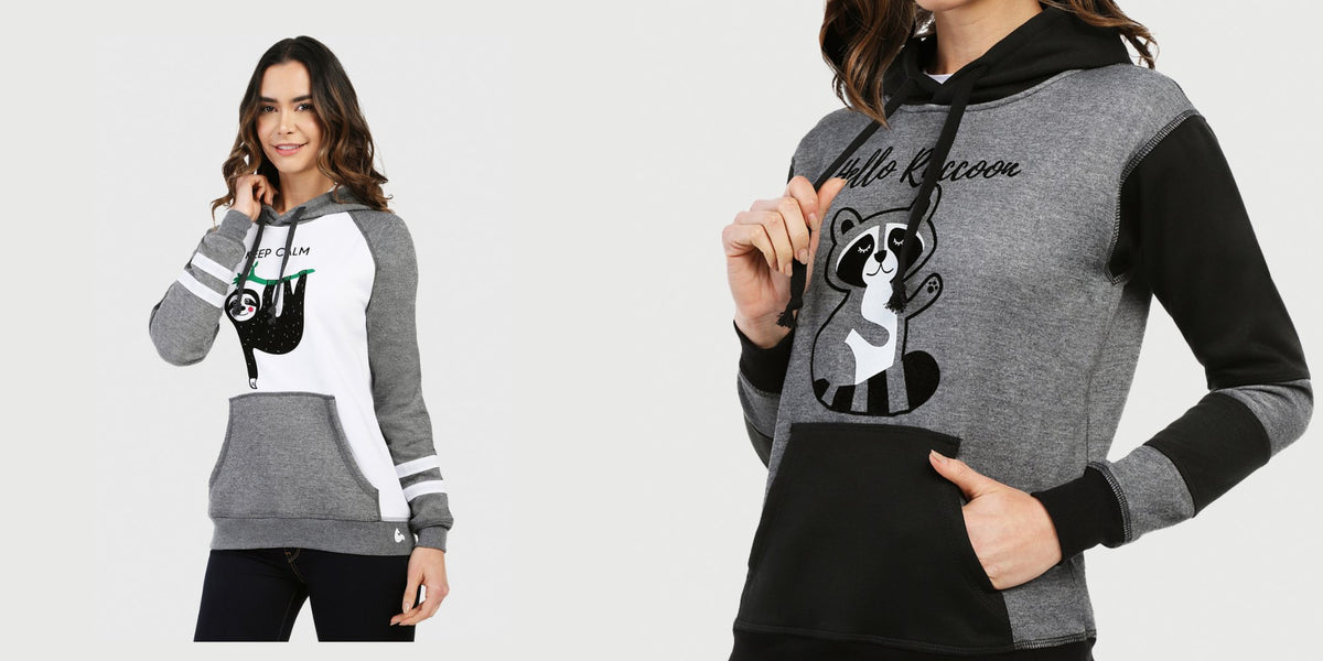 Buzos Hoodie para Mujer en algodón perchado Arctic Fox