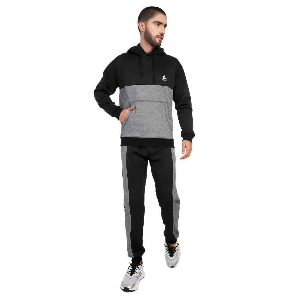 Sudadera para Hombre | Hoodie Negra y Gris | Corte Inglés |