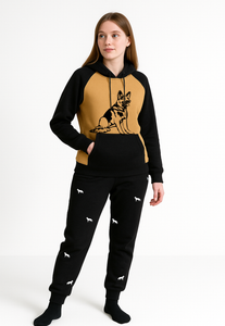Pijama para Mujer | Pastor Alemán | En Fleece y Dulceabrigo