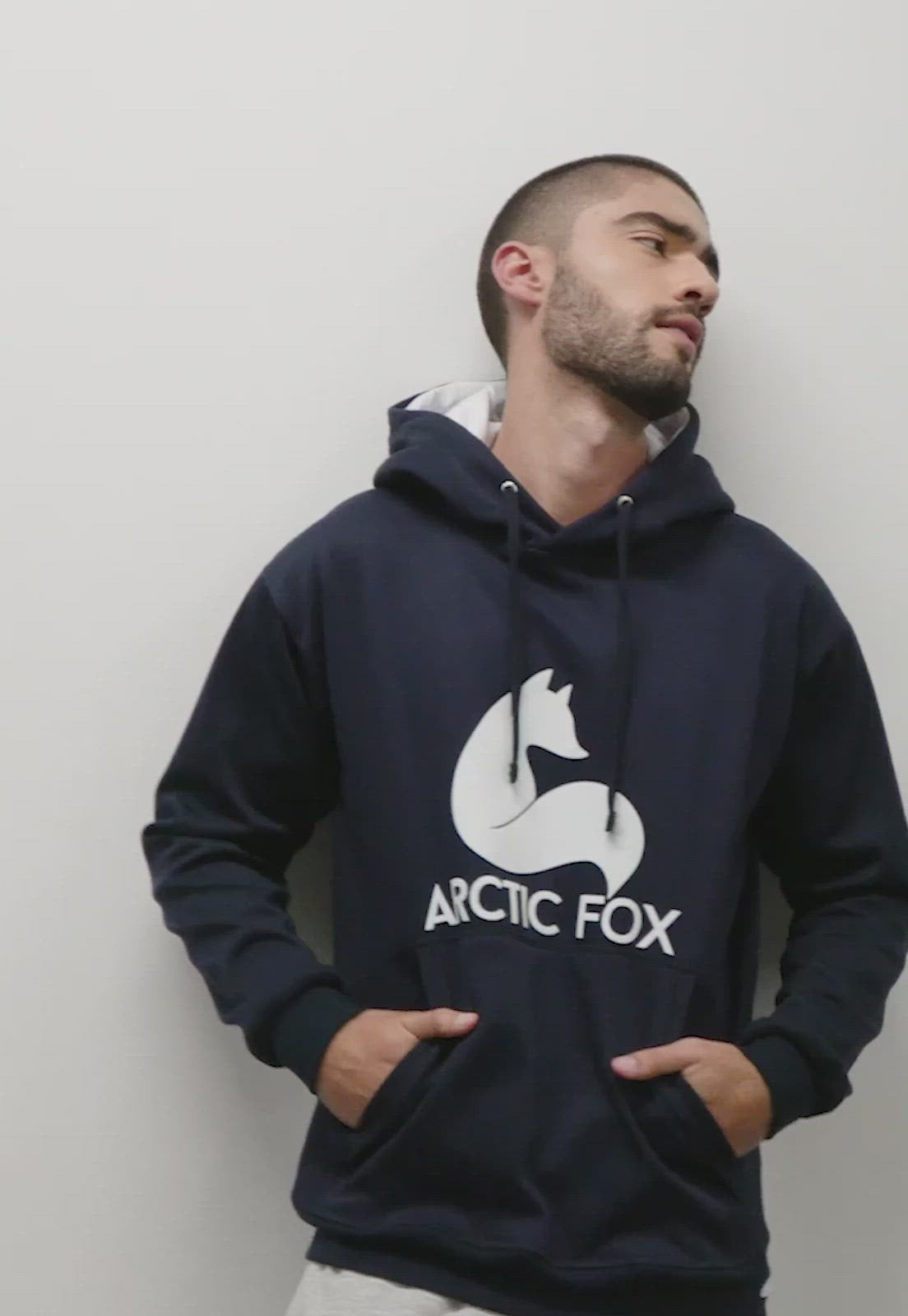 Buzo Hoodie para Hombre | Azul Navi | Arctic Fox