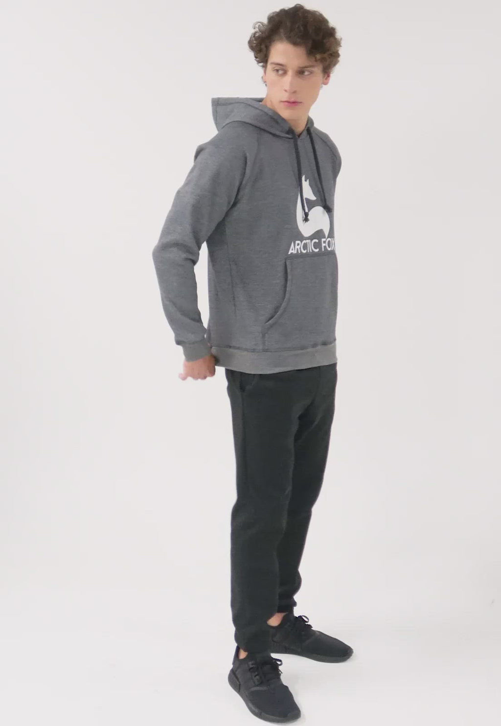 Buzo Hoodie para Hombre | Gris | Arctic Fox