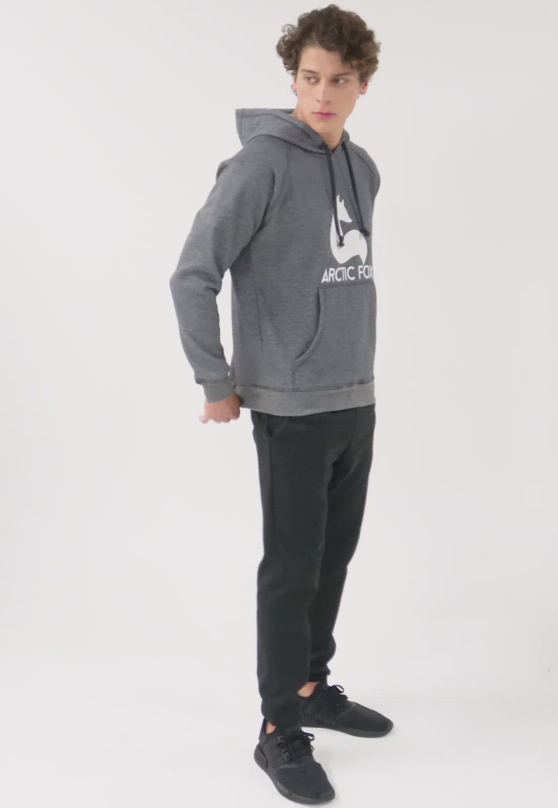 Buzo Hoodie para Hombre | Gris | Arctic Fox