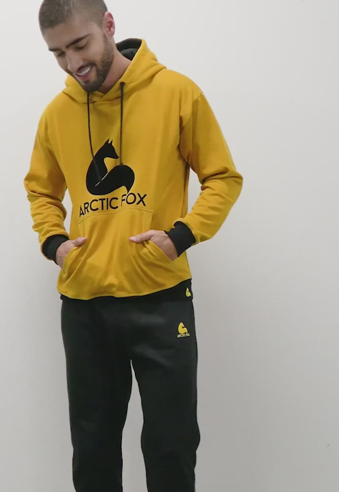 Buzo Hoodie para Hombre | Mostaza | Arctic Fox