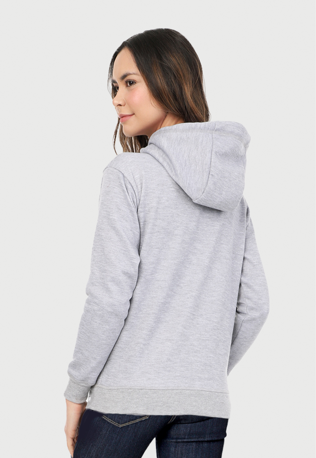 Buzo Hoodie para Mujer | Gris Claro | Arctic Fox