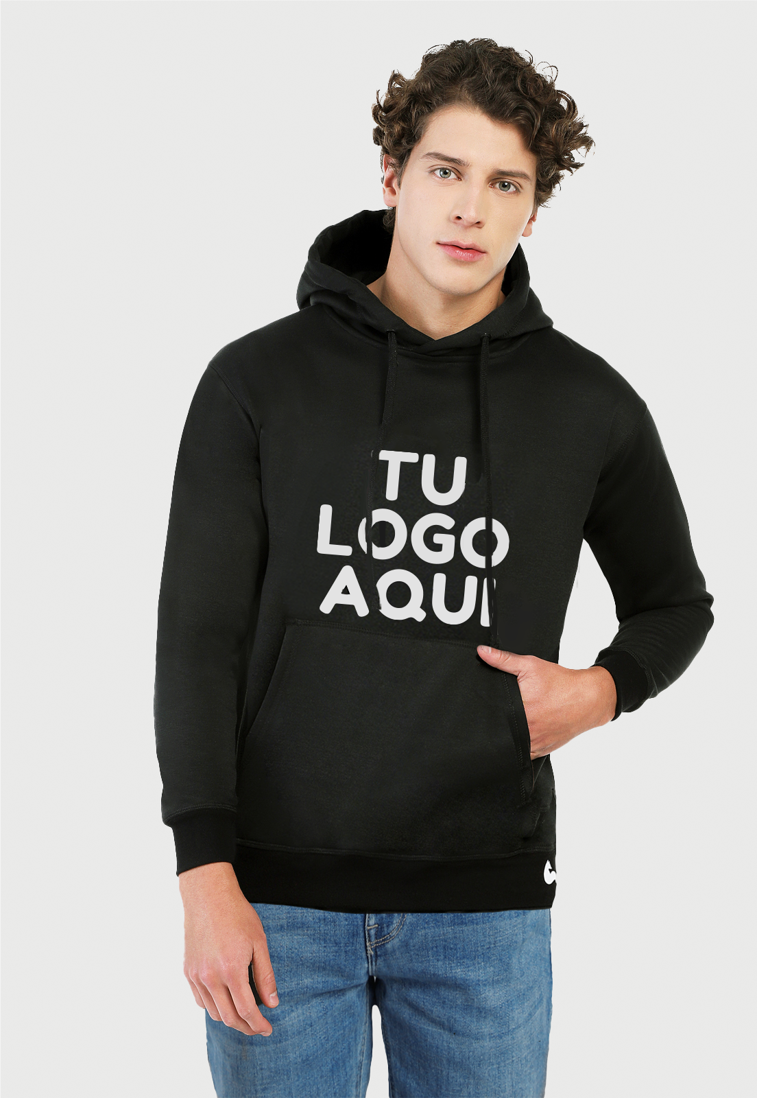 Buzo Hoodie Empresarial para Hombre  | Negro