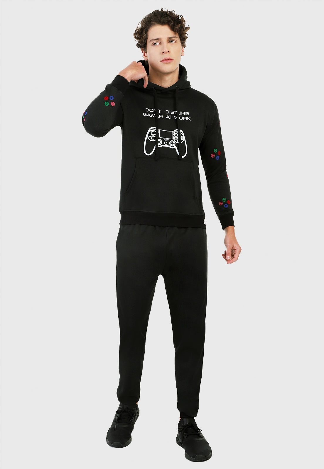 Buzo Hoodie para Hombre | Negro | Gamer