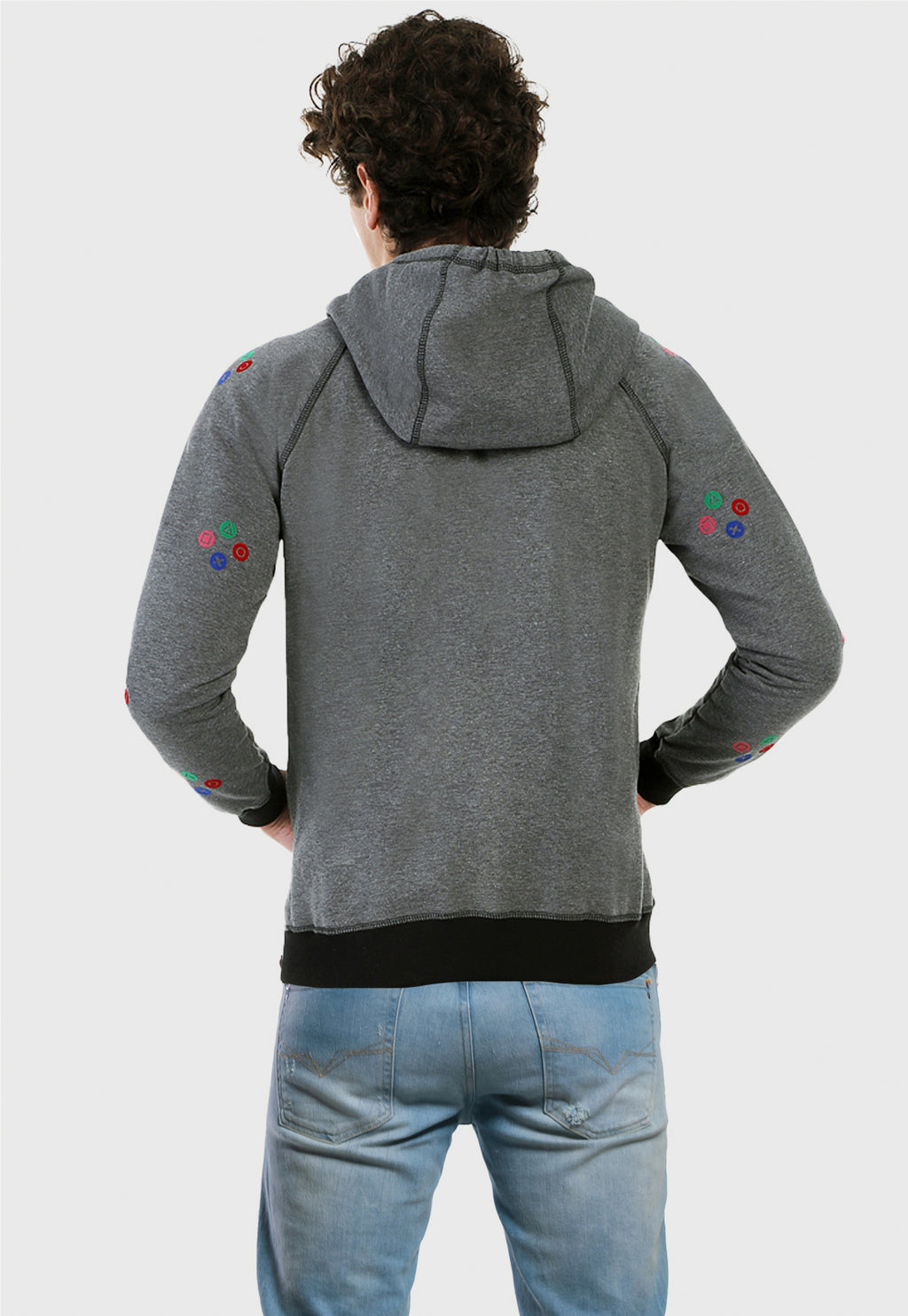 Chaqueta Hoodie para Hombre | Gris | Gamer