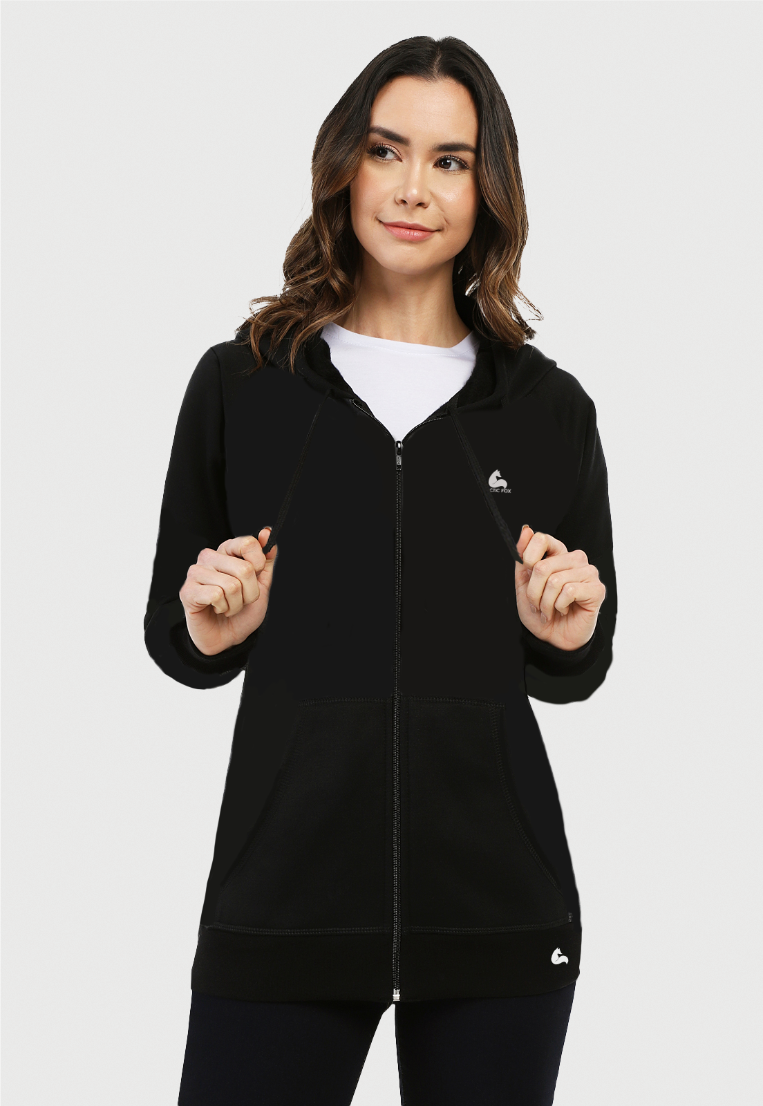 Chaqueta Hoodie para Mujer | Negra | Arctic Fox