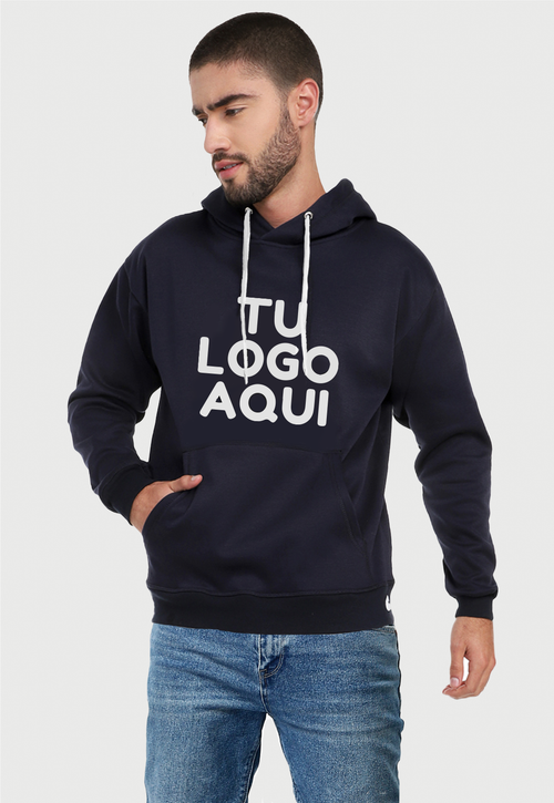 Buzo Hoodie Empresarial para Hombre  | Azul Navi