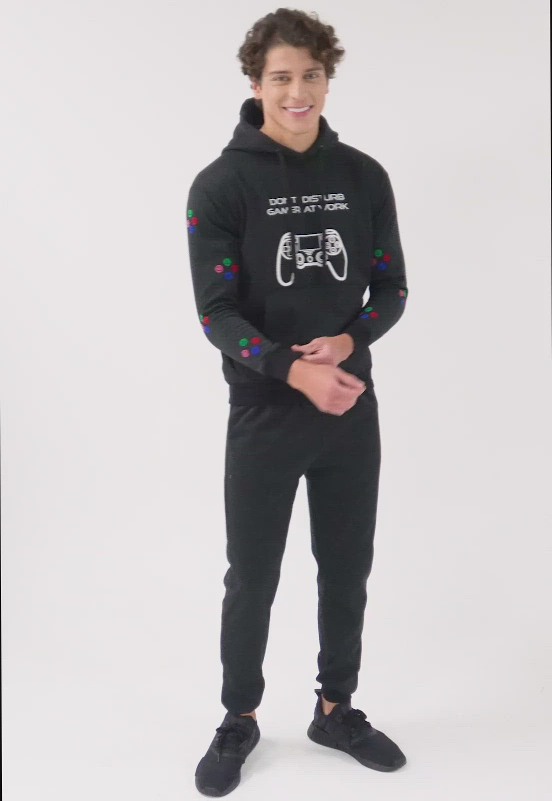 Buzo Hoodie para Hombre | Negro | Gamer