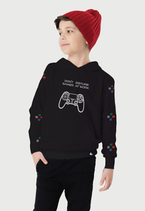 Buzo hoodie para niños | capota | negro | Gamer | Arctic Fox