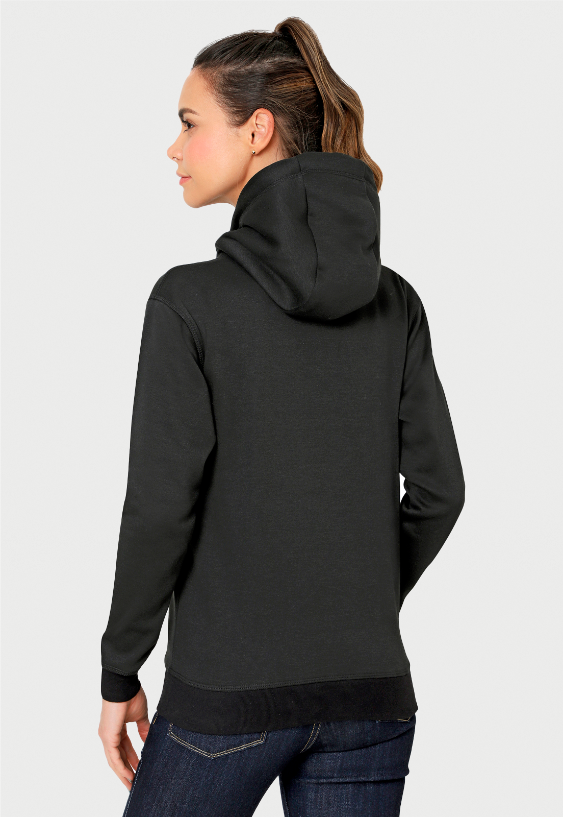 Buzo Hoodie para Mujer | Negro | Arctic Fox