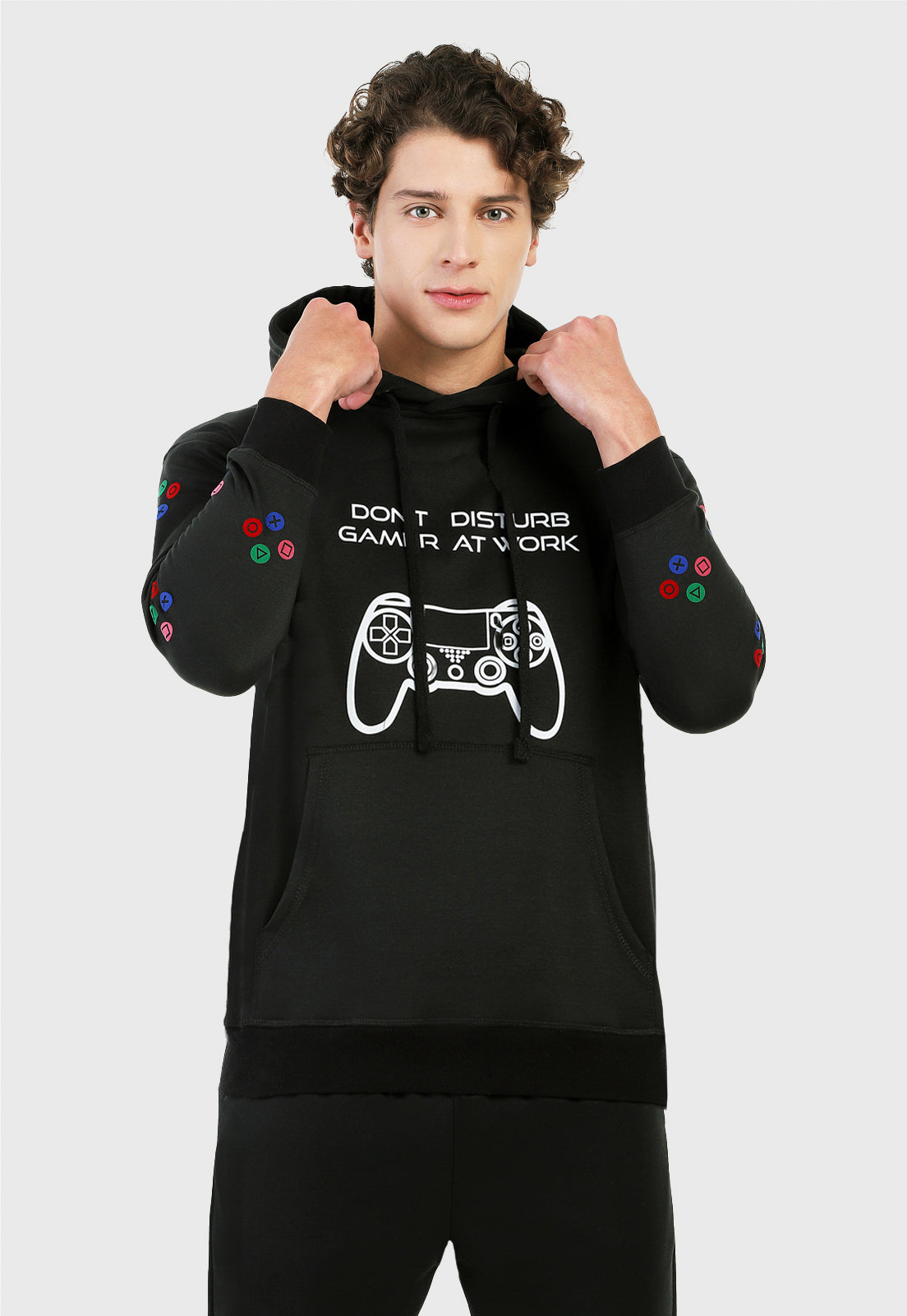 Buzo Hoodie para Hombre | Negro | Gamer