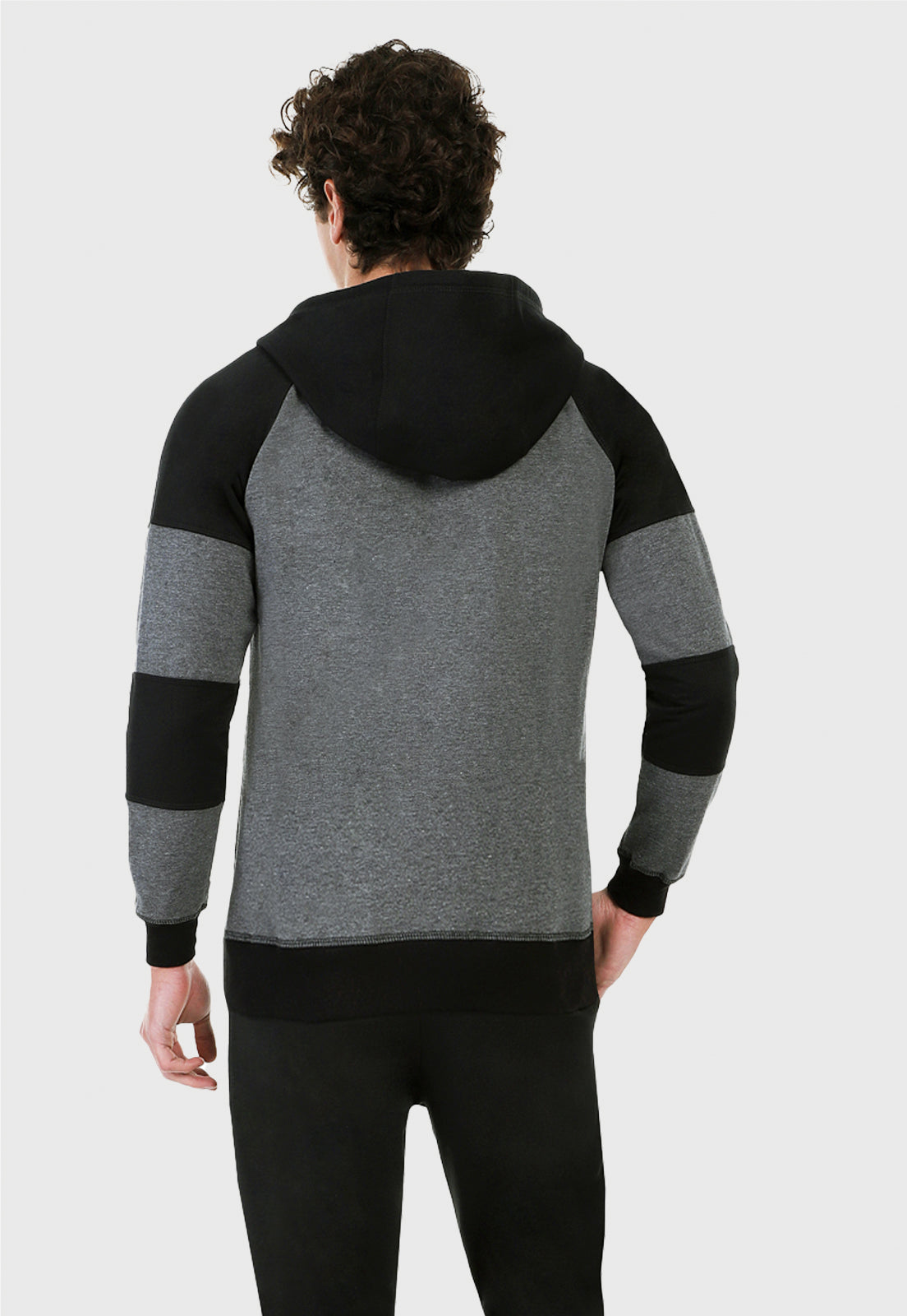 Chaqueta para Hombre | Gris y Negra | Mapache