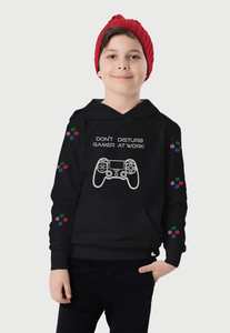 Buzo hoodie para niños | capota | negro | Gamer | Arctic Fox