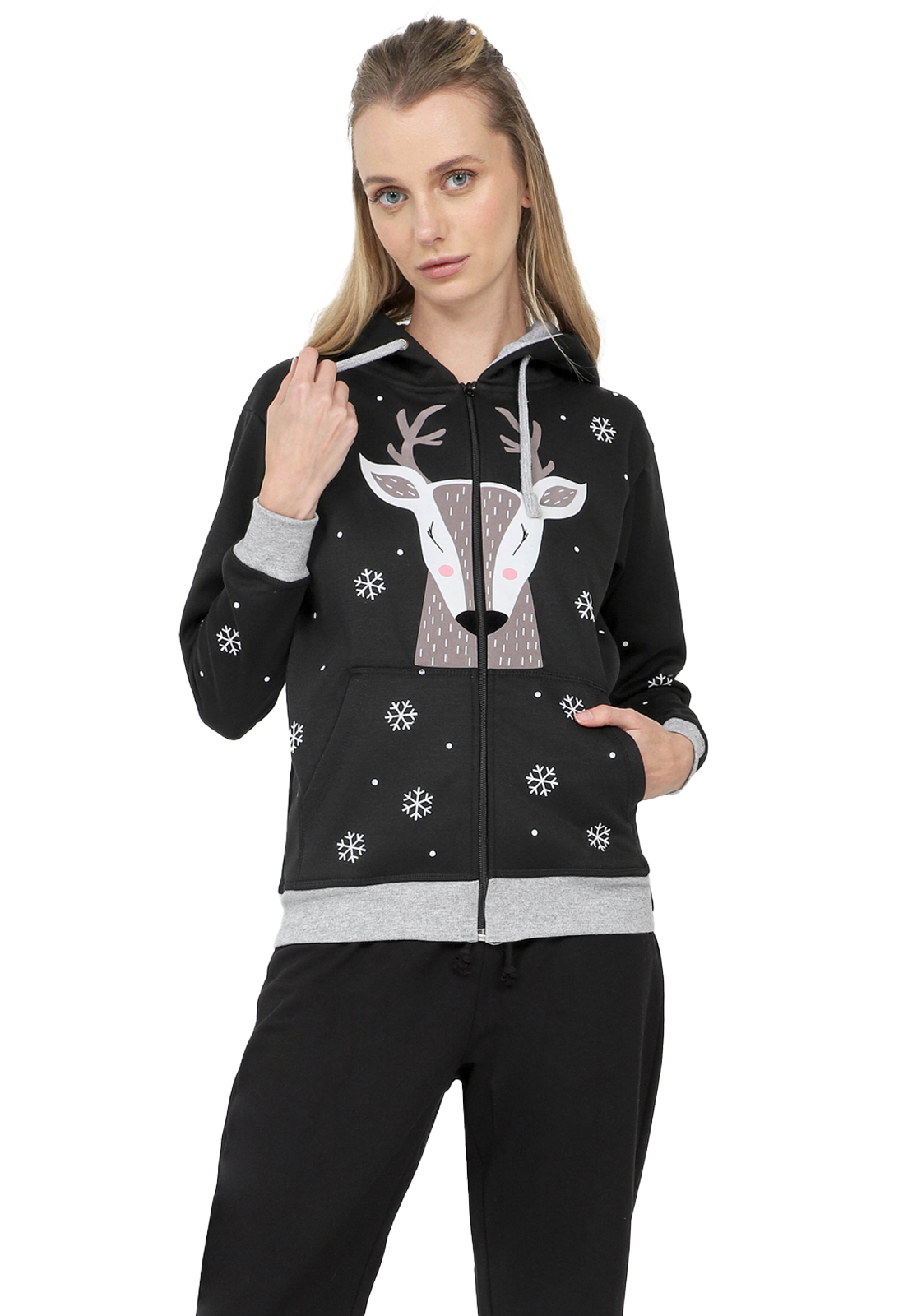 Chaqueta para Mujer | negra| Colección Navidad  | Cervatillo