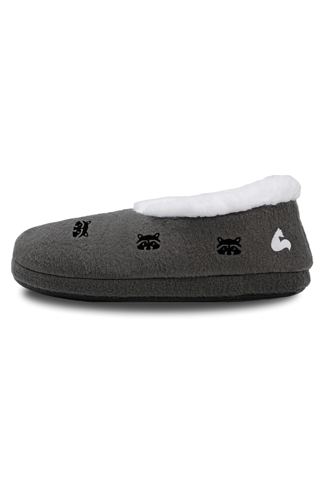 Pantuflas Cerradas | Gris | Mapache