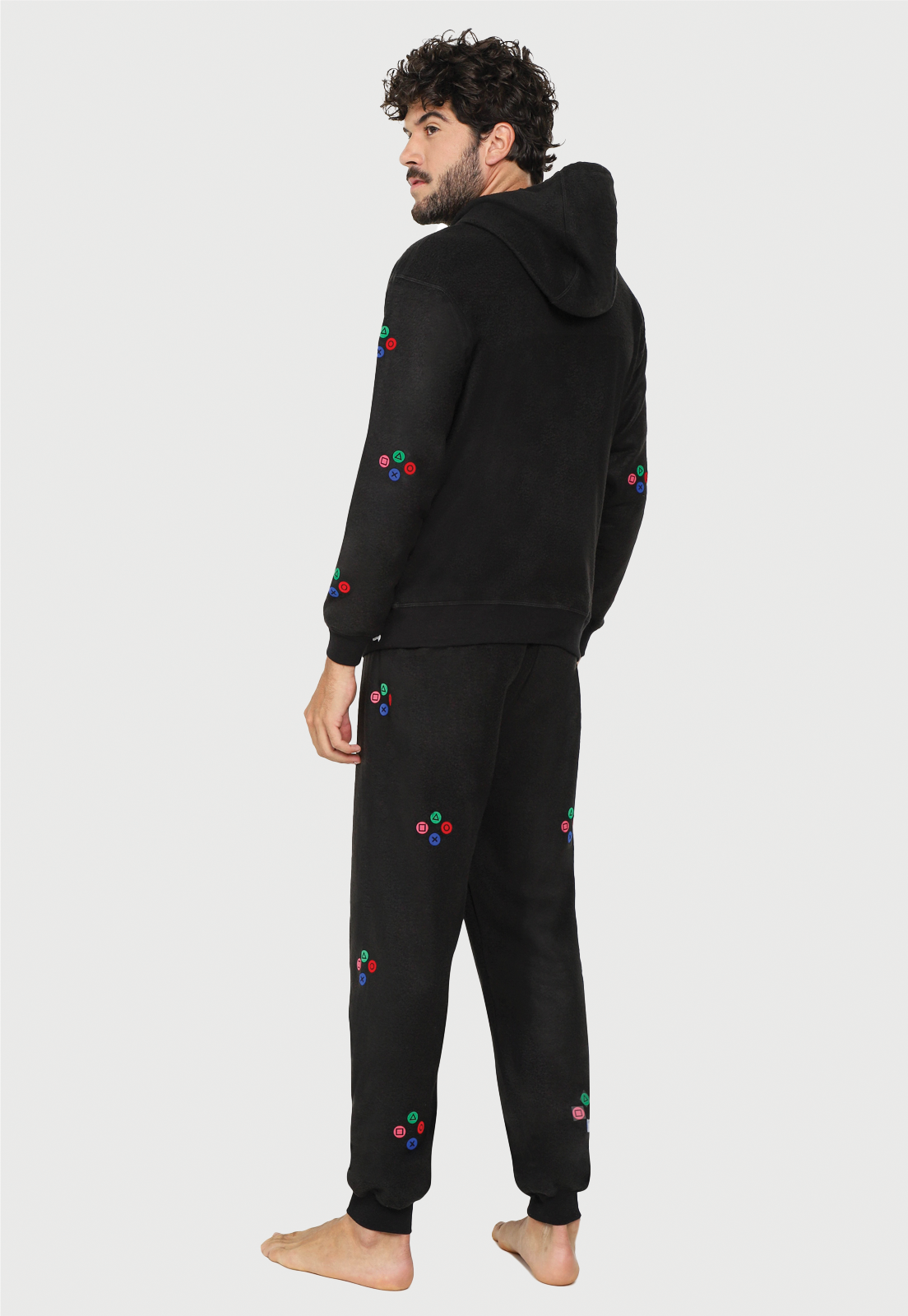 Pijama Termica Hombre Negra | Gamer | Fleece |