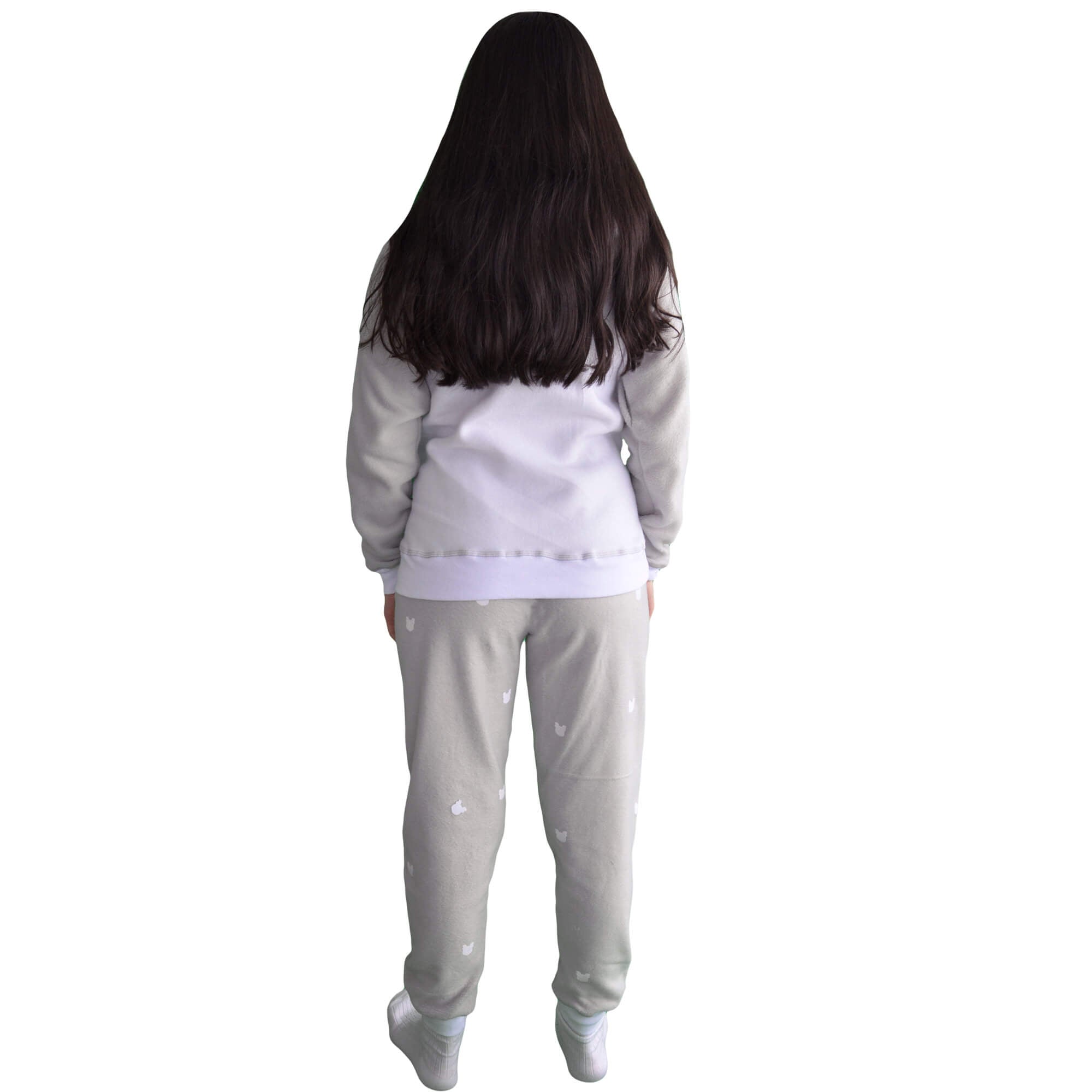Pijama para Mujer Gris Perla | Koala | En Fleece y Dulceabrigo