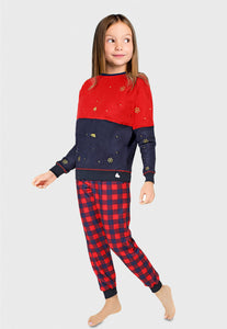 Pijama para Niñas | Roja Clásica | Colección Navidad