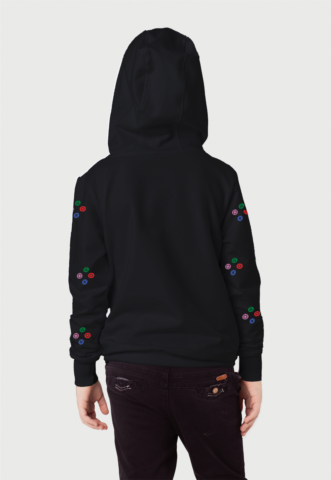 Buzo hoodie para niños | capota | negro | Gamer | Arctic Fox