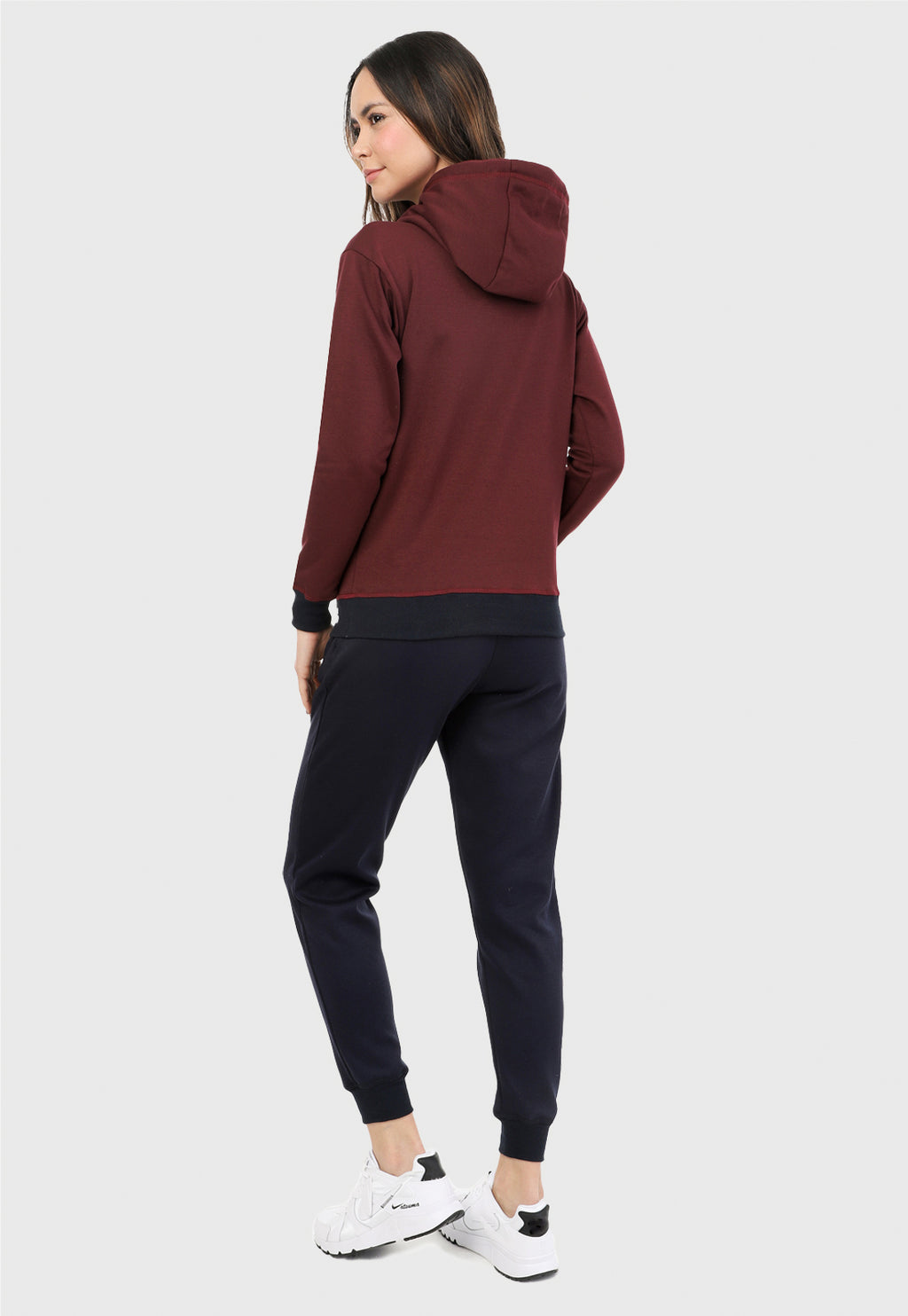 Conjunto de Sudadera para Mujer | Buzo Hoodie Vinotinto | Arctic Fox |